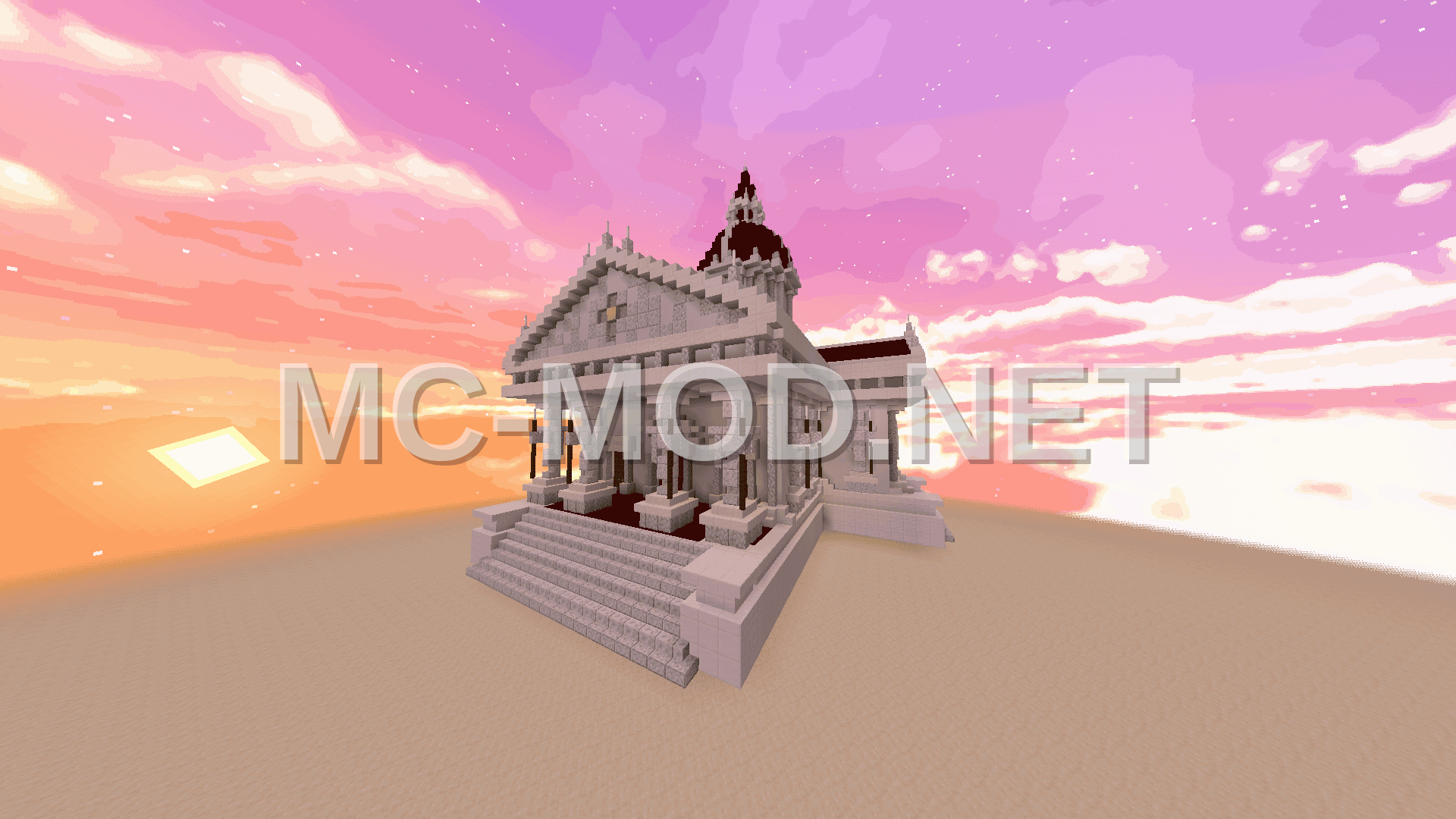 Minecraft Custom Courthouse Structure