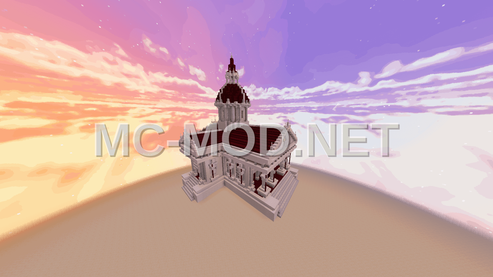 Minecraft Custom Courthouse Structure