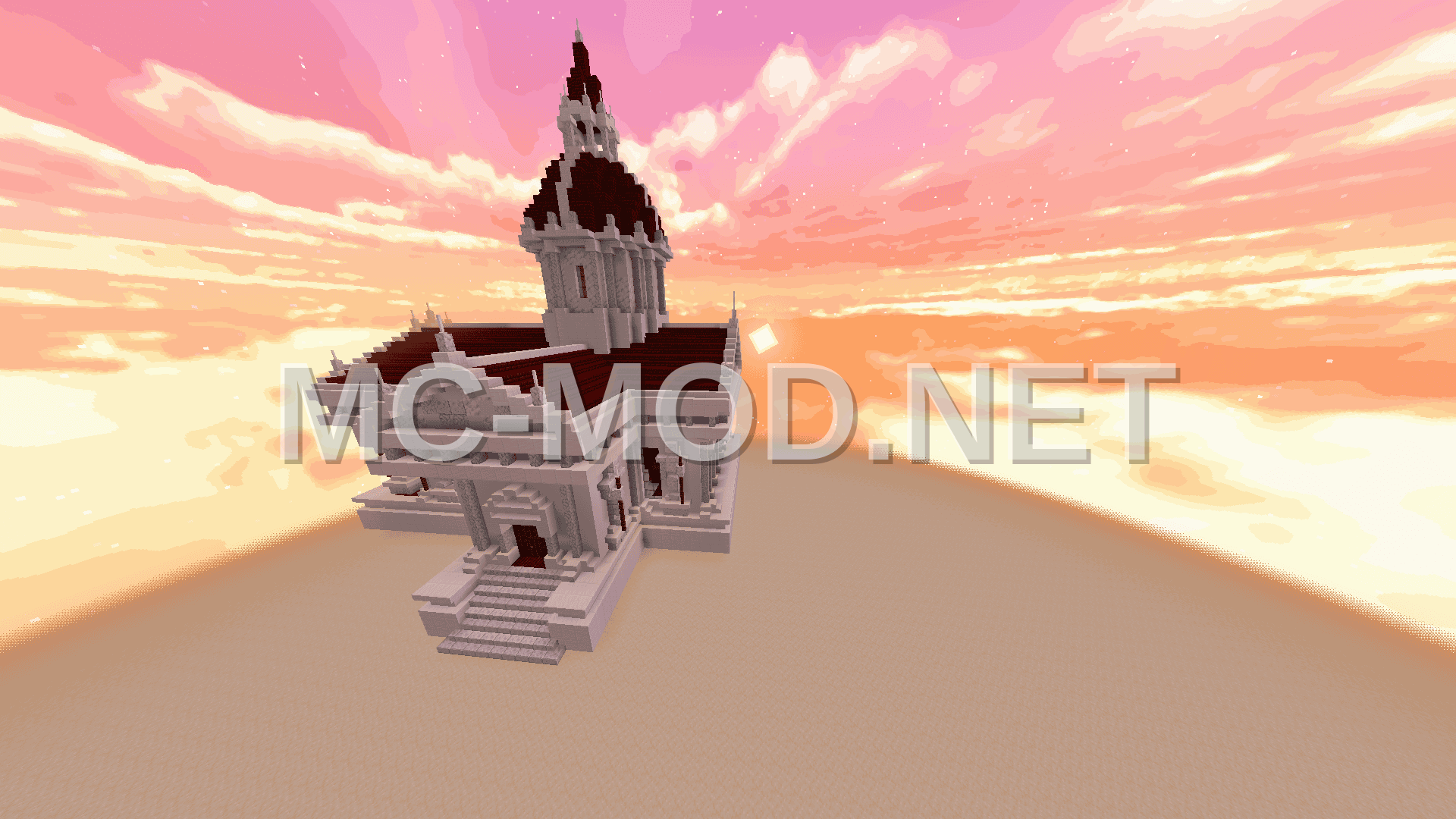 Minecraft Custom Courthouse Structure