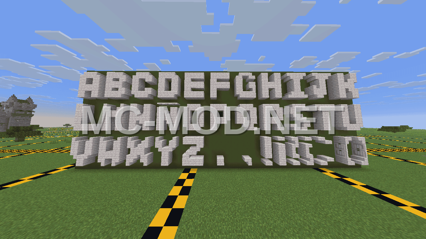 Minecraft Font Guide 4×3 Alphabet Symbols
