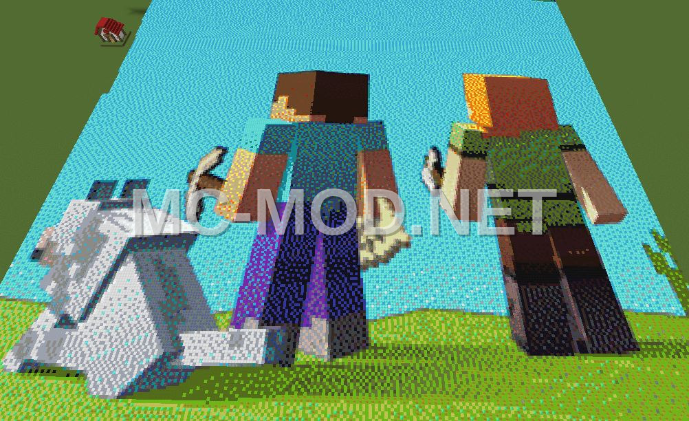 Minecraft Homepage Map Art