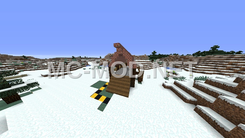 Minecraft Lumber Mill Structure