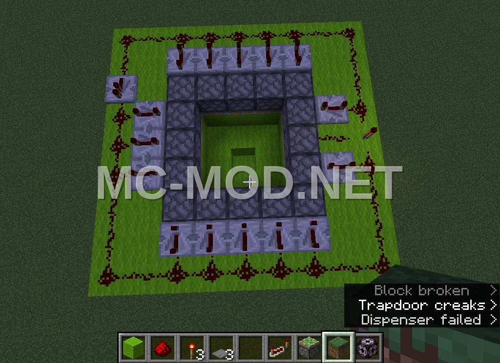 Minecraft Piston Squisher Redstone
