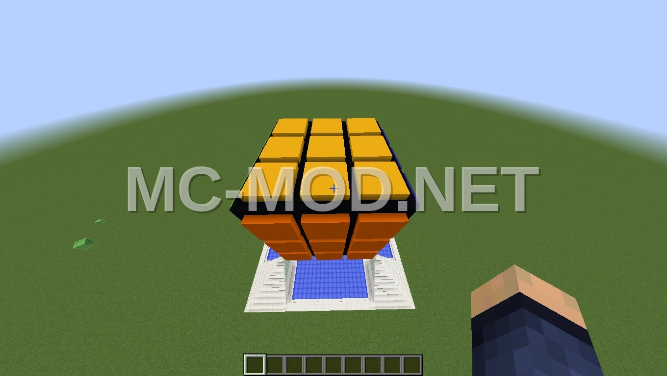 Minecraft Rubiks Cube Pixel Art