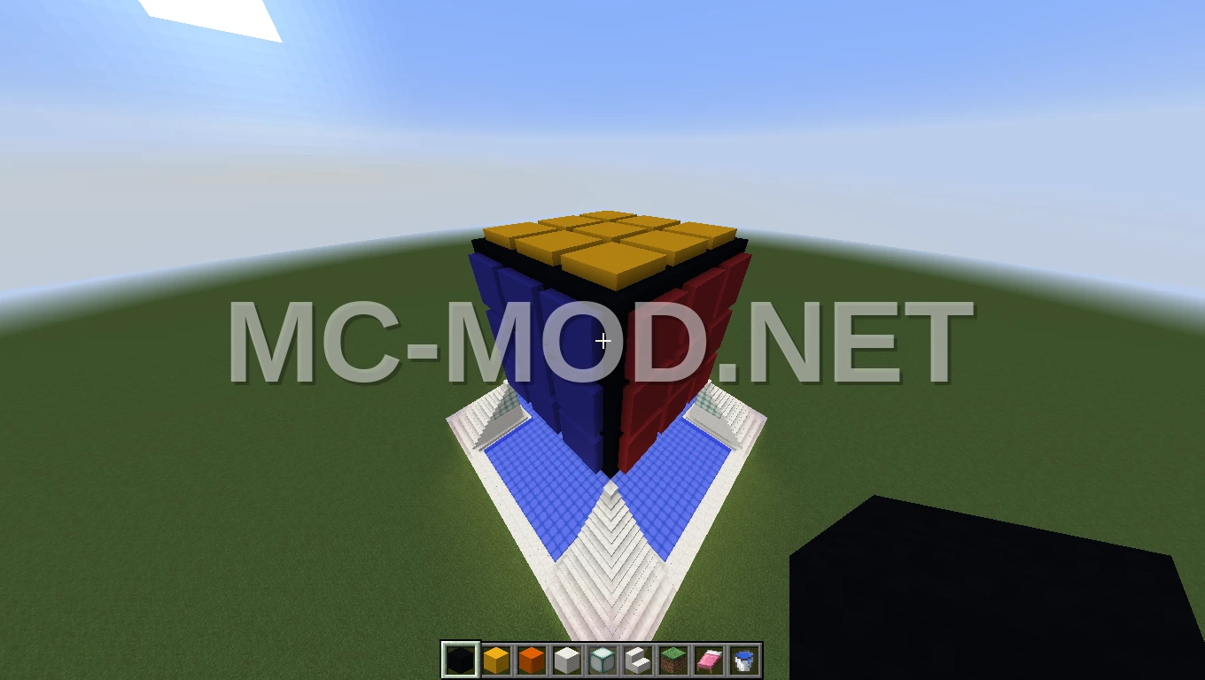 Minecraft Rubiks Cube Pixel Art