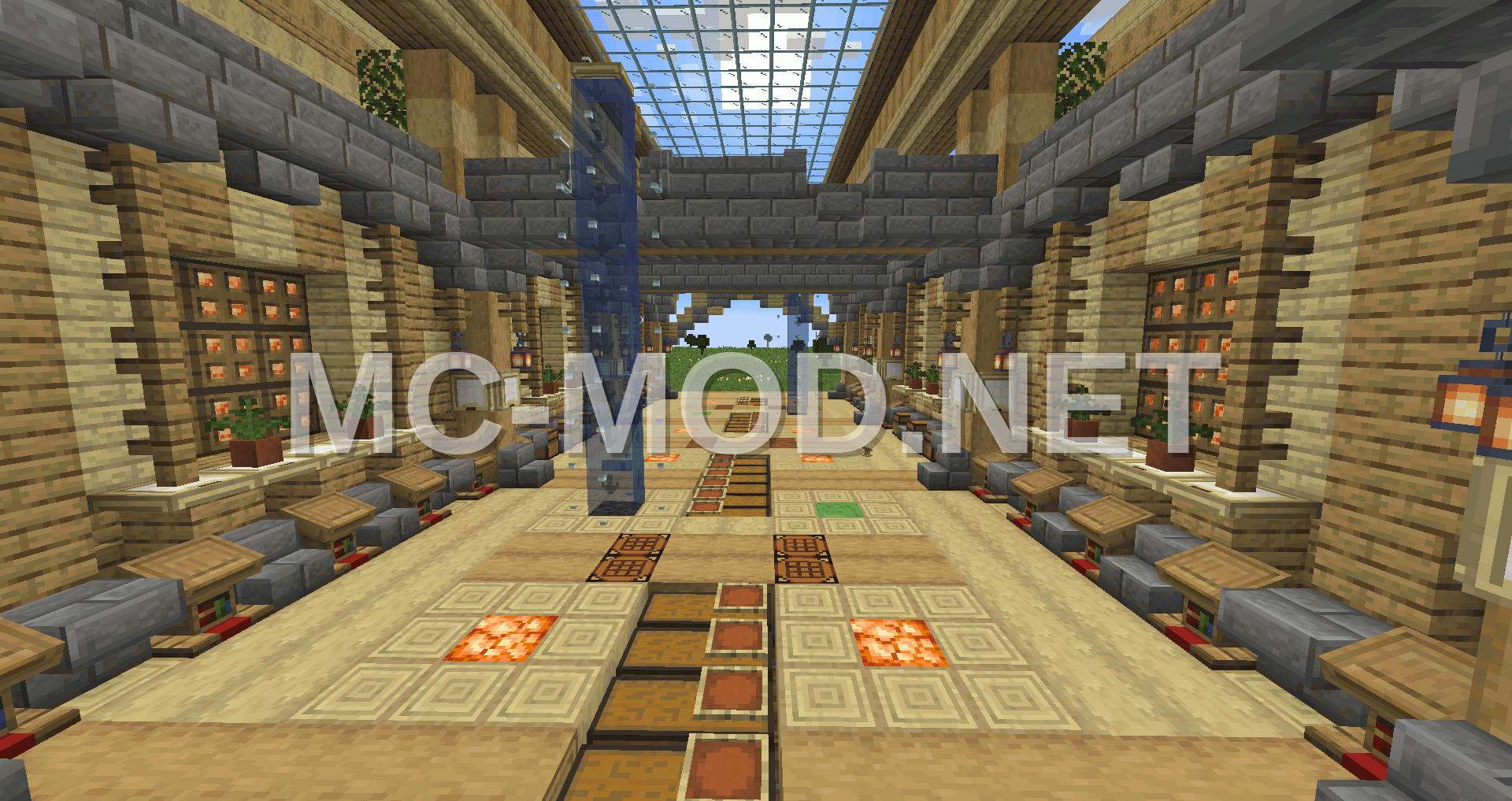 Minecraft Trading Hall Design