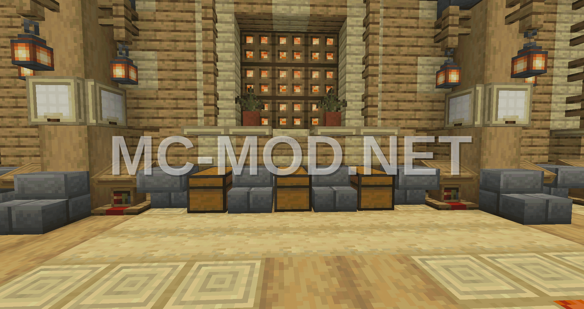 Minecraft Trading Hall Design