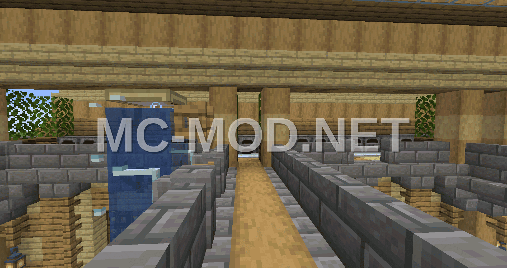 Minecraft Trading Hall Design