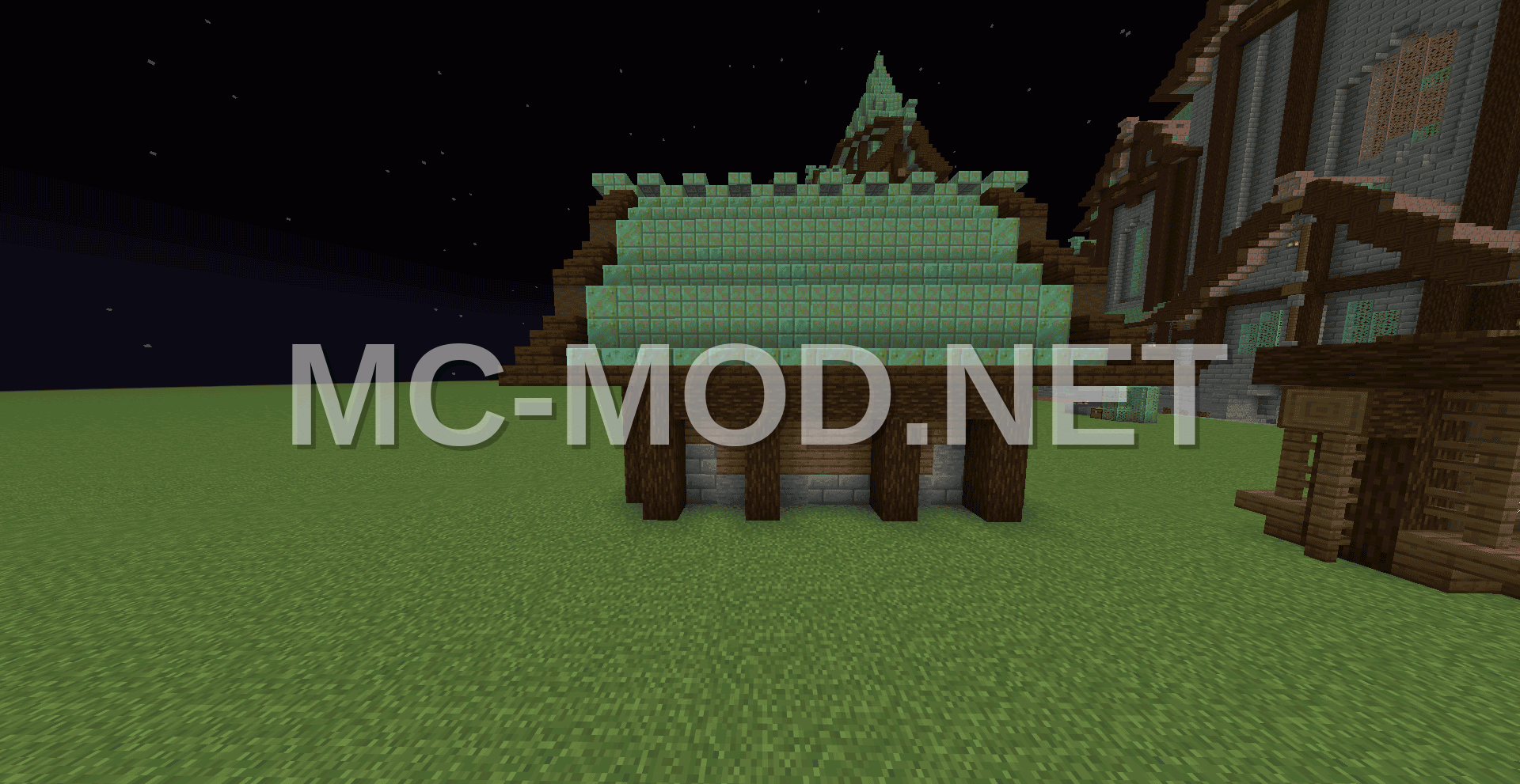 Miniature Lava Farm Hut for Villages