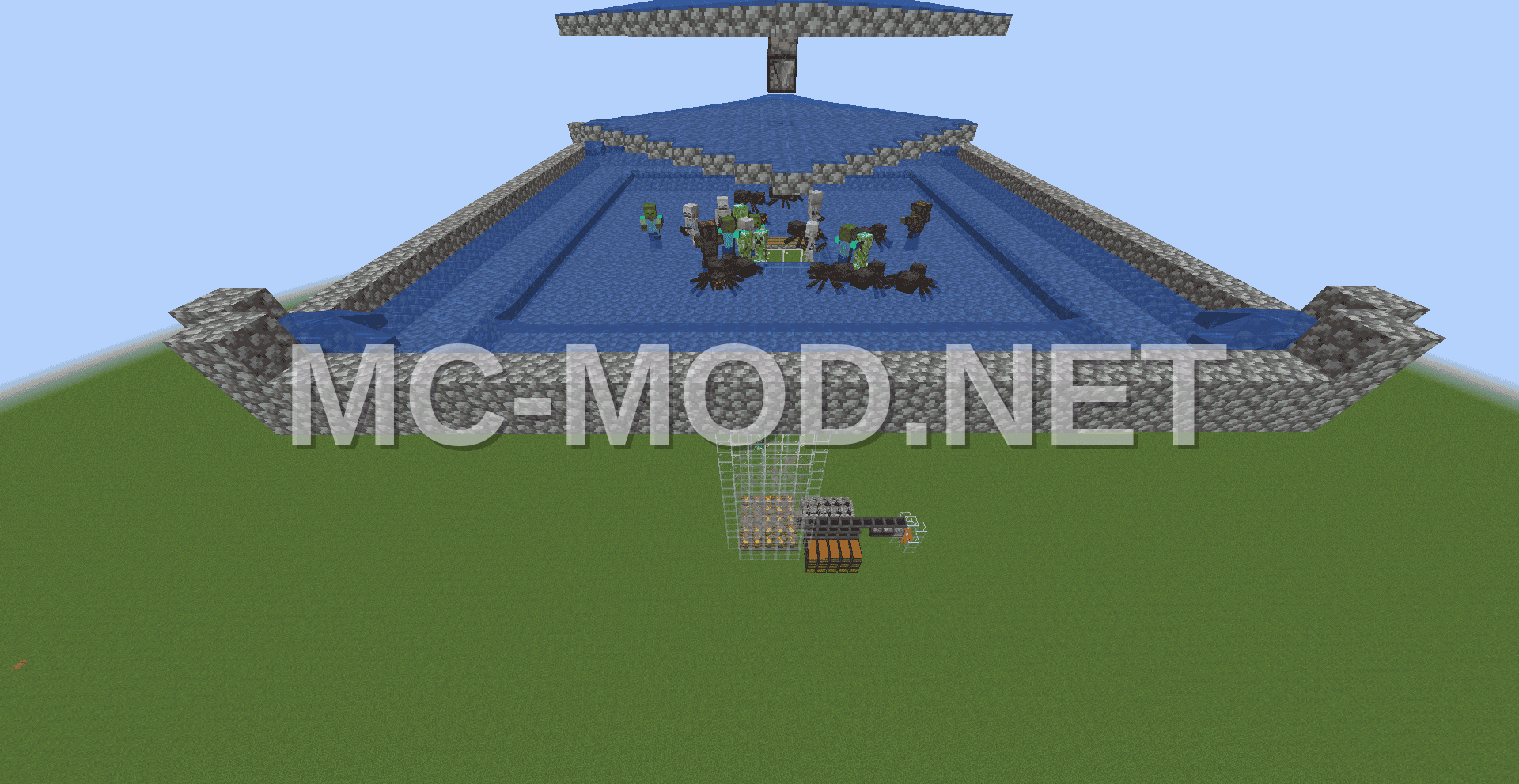 Mob Farm + Item Sorter