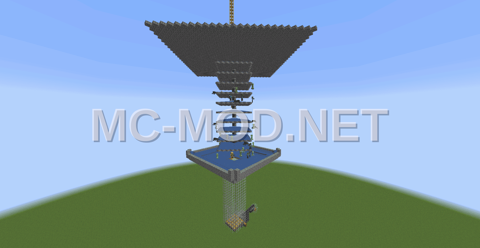 Mob Farm + Item Sorter