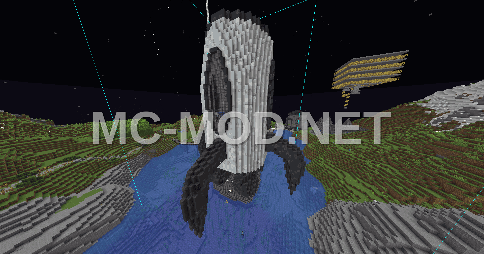 Mob Grinder Rocket Decoration
