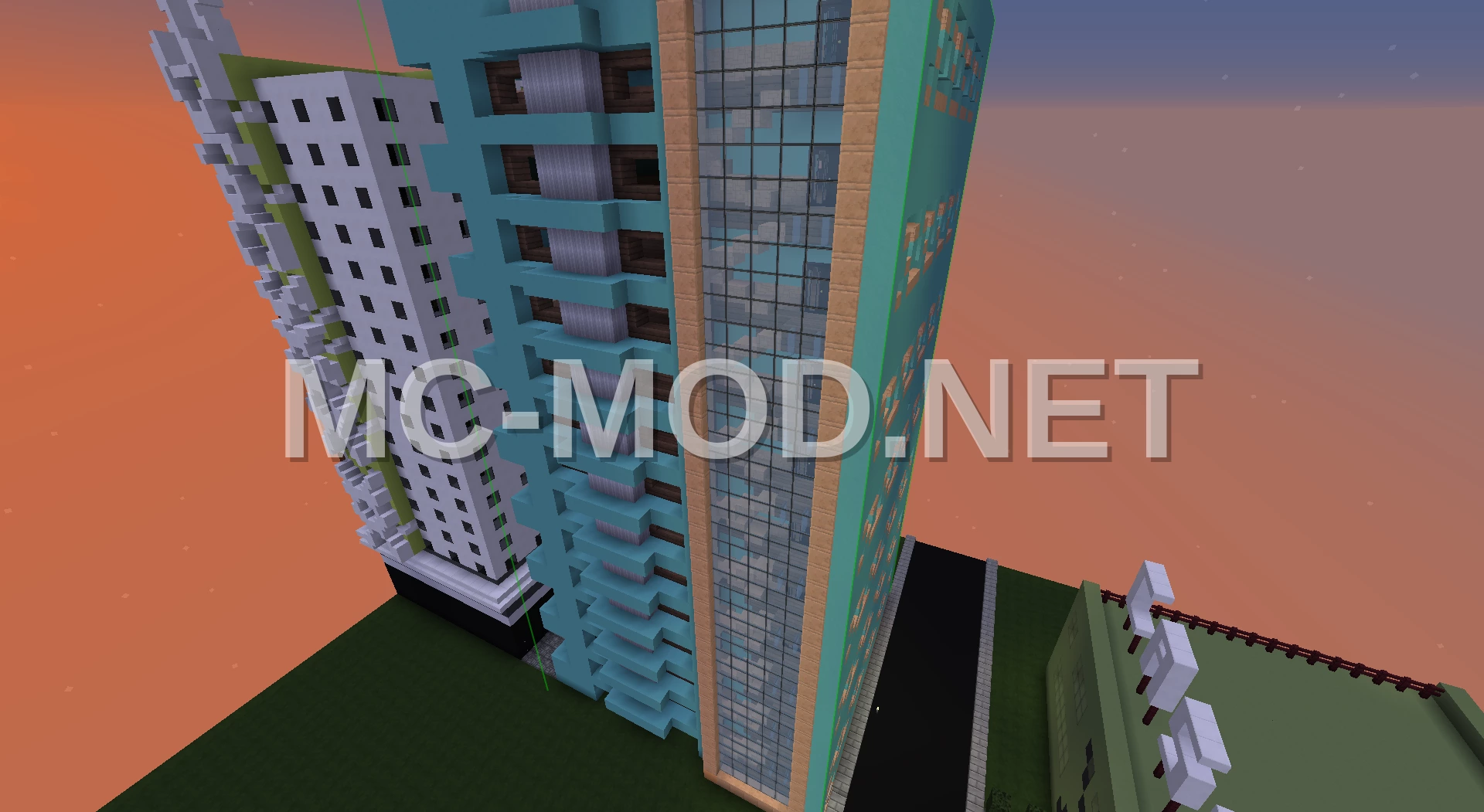 Modern 11-Story Building