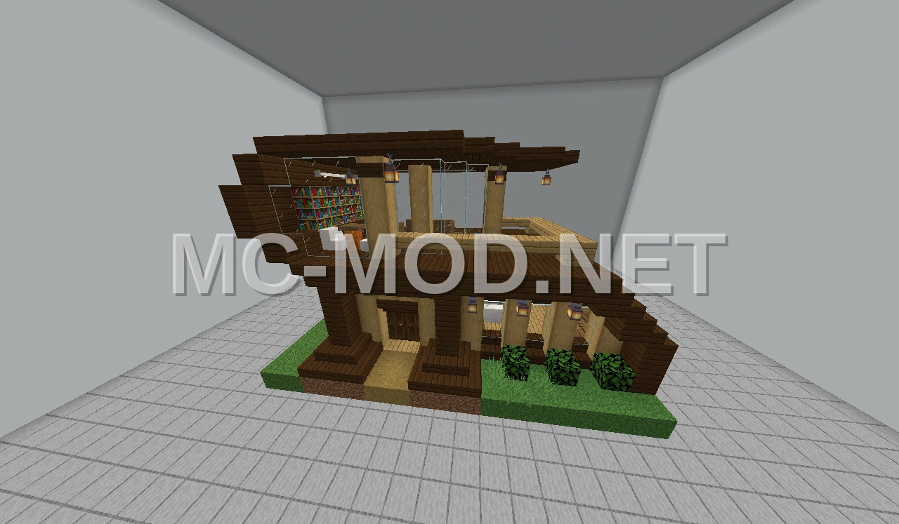Modern Wooden 2-Story House