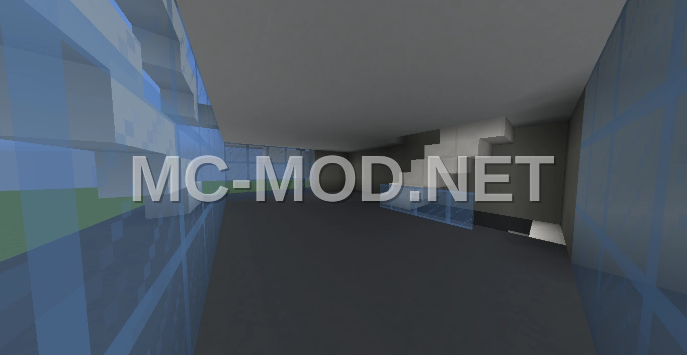 Modern Apartment Block – White Concrete