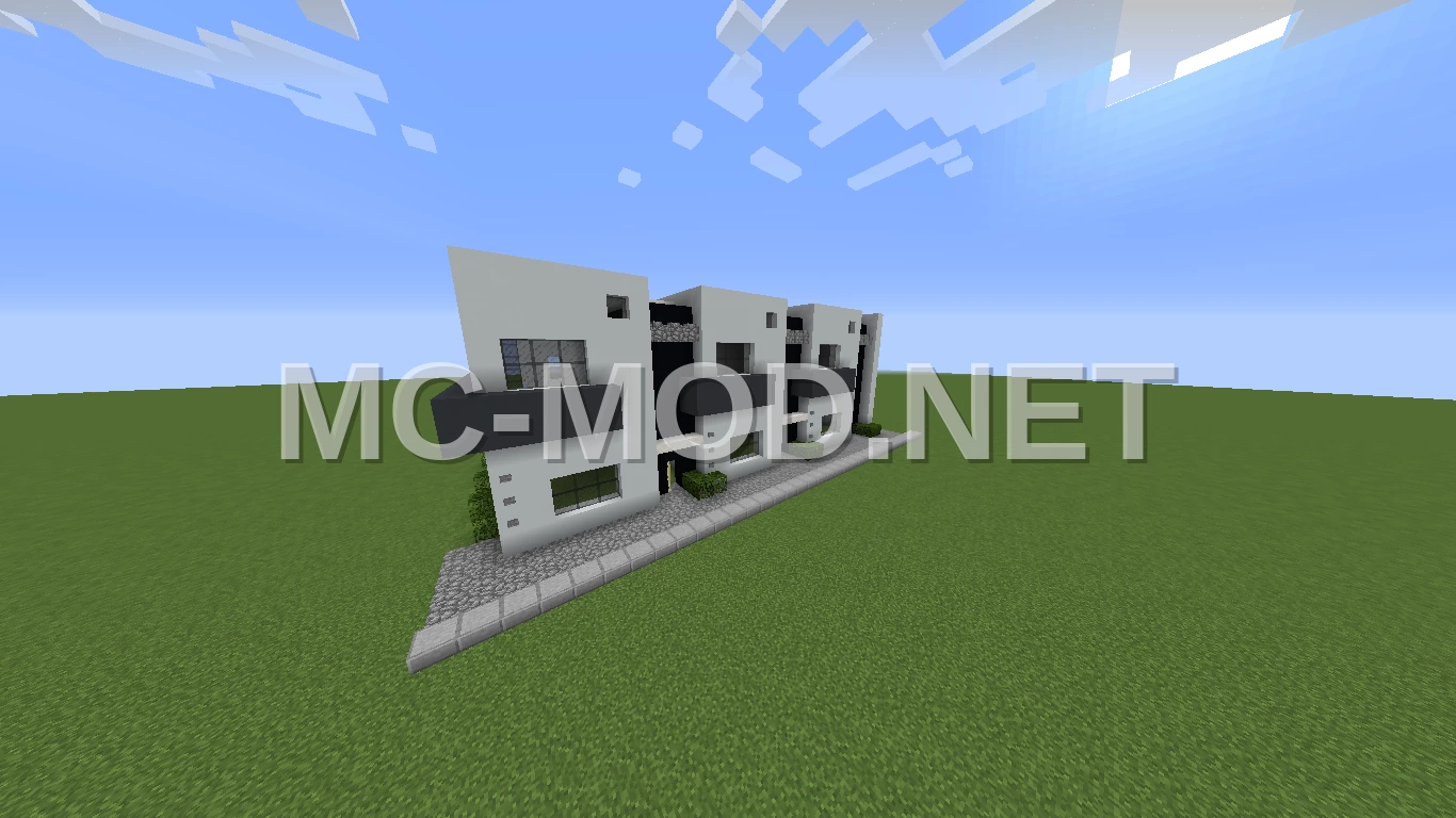 Modern Concrete Apartment Block