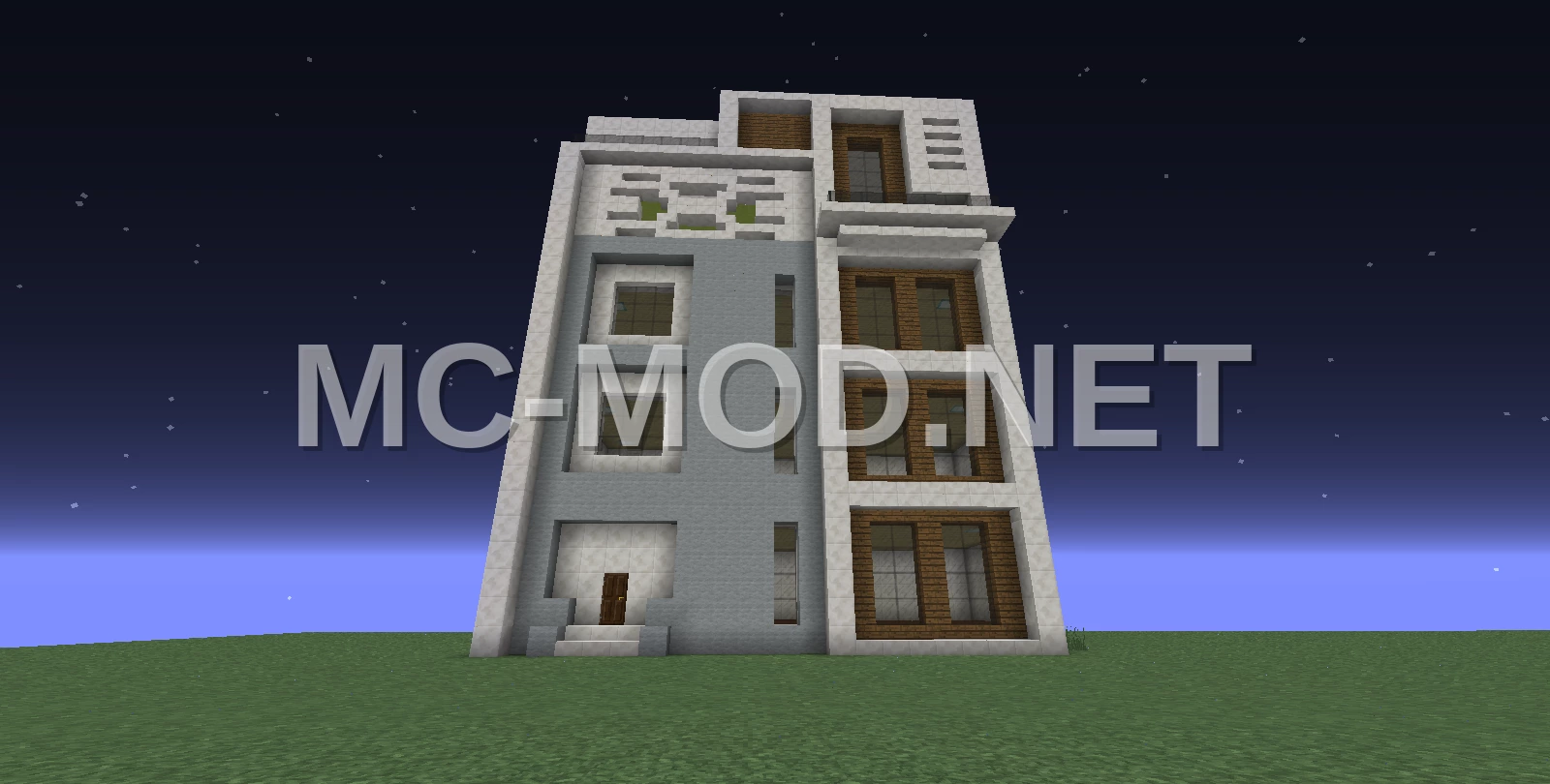 Modern Quartz Apartment Block