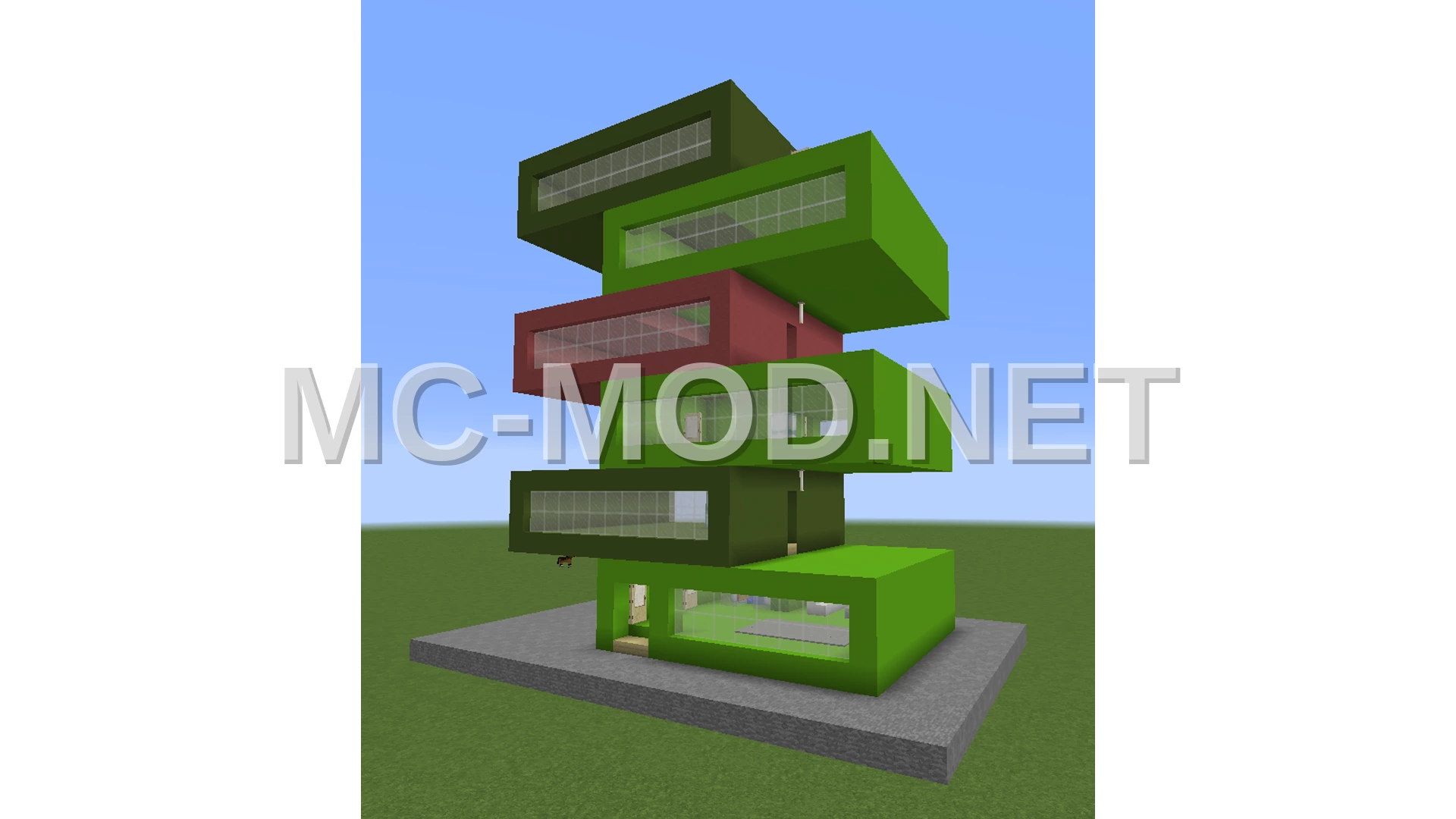 Modern Apartment Building With 6 Units