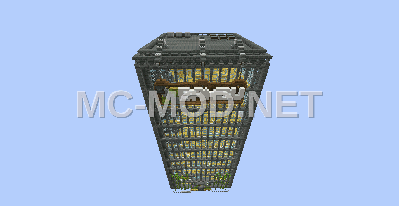 Modern Bamboo Farm Structure