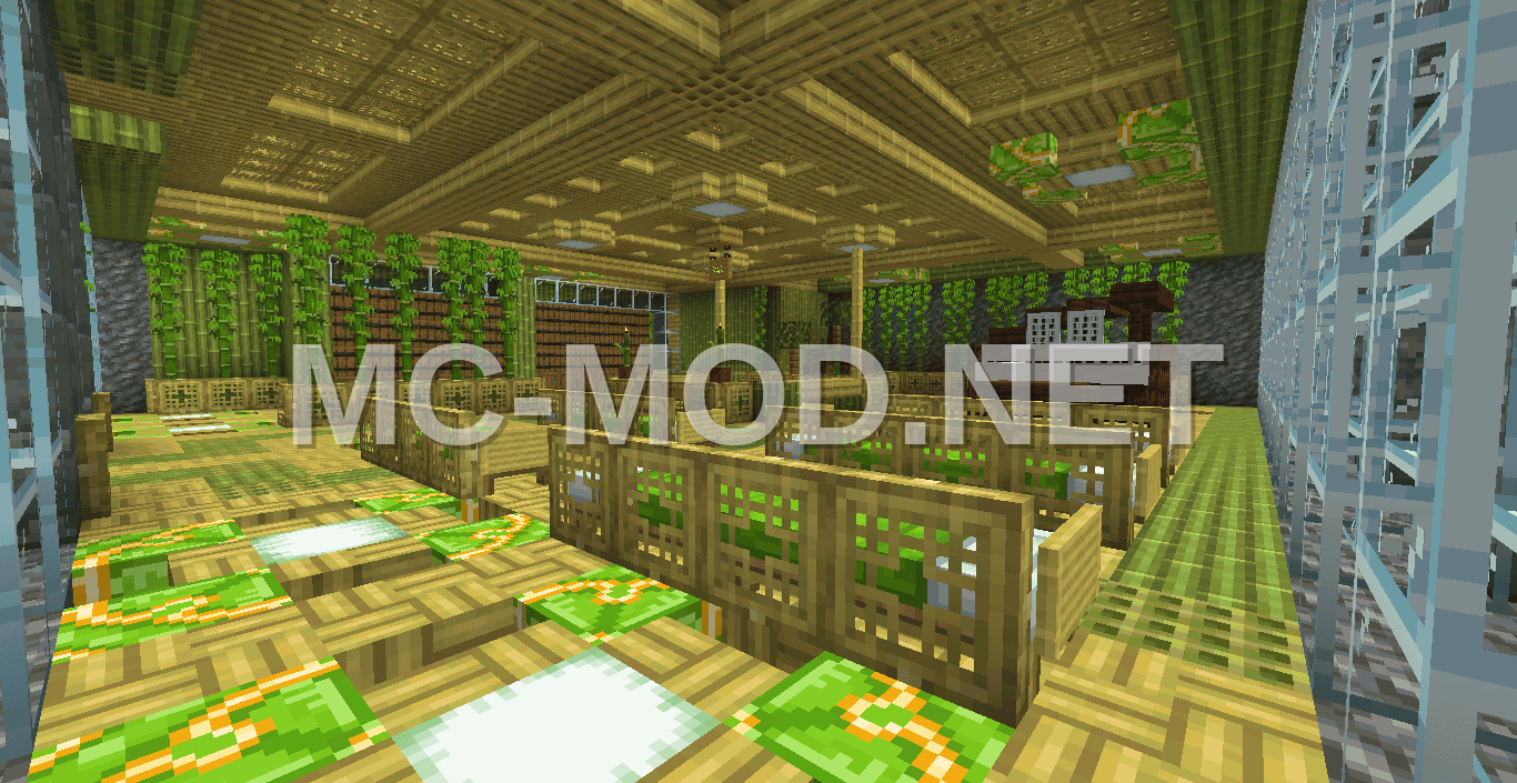 Modern Bamboo Farm Structure