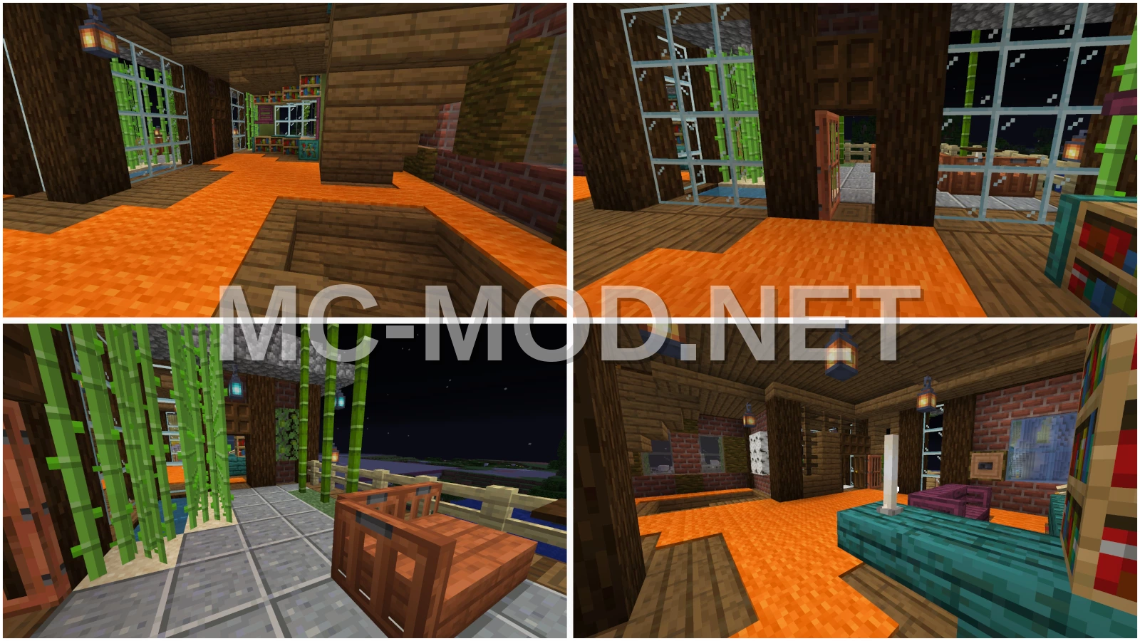 Modern Bamboo House