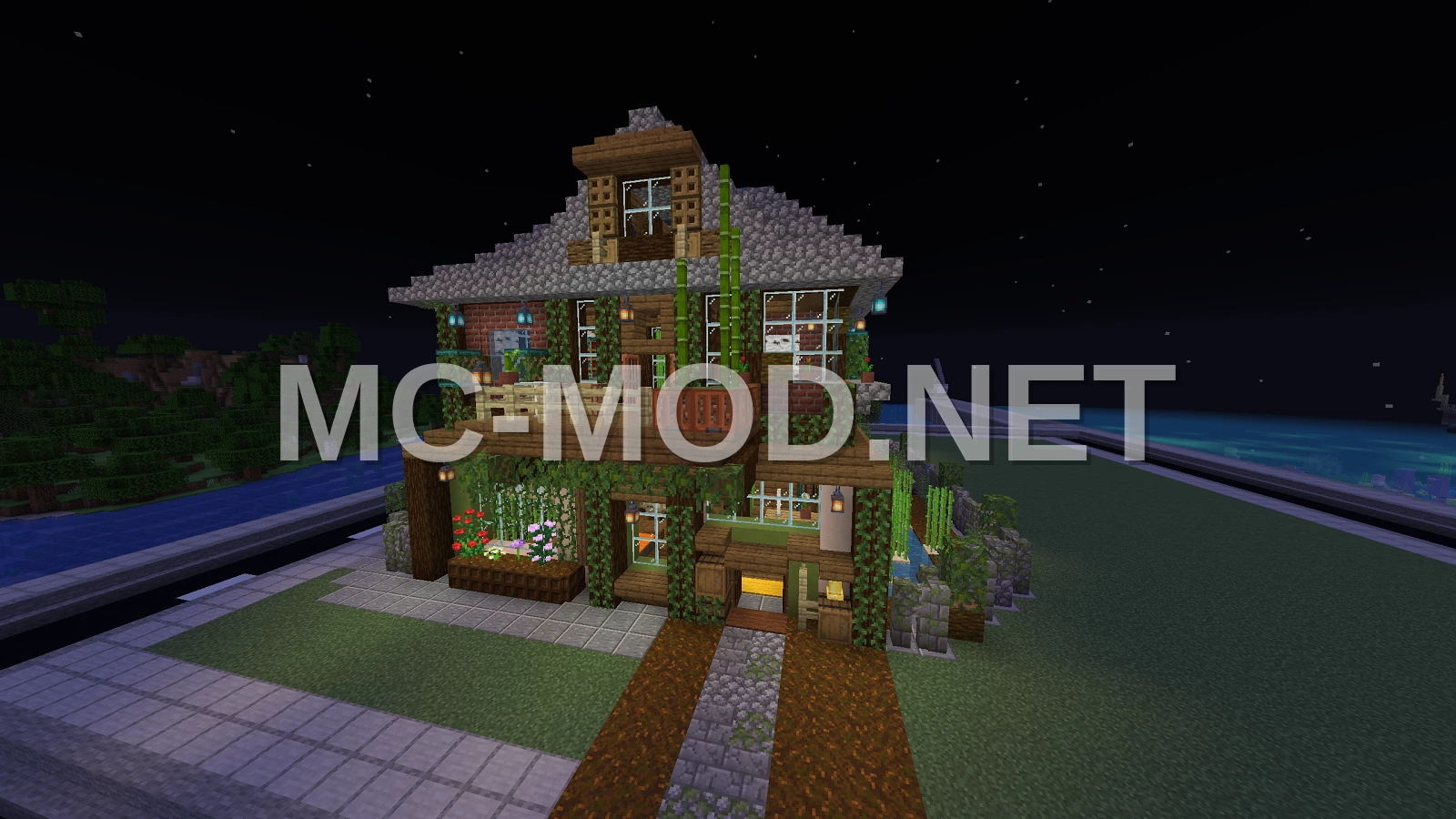 Modern Bamboo House
