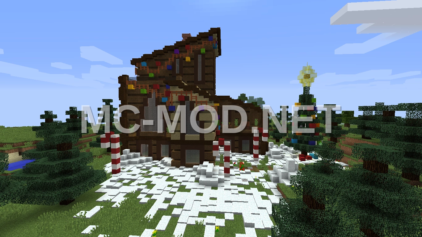 Modern Christmas House