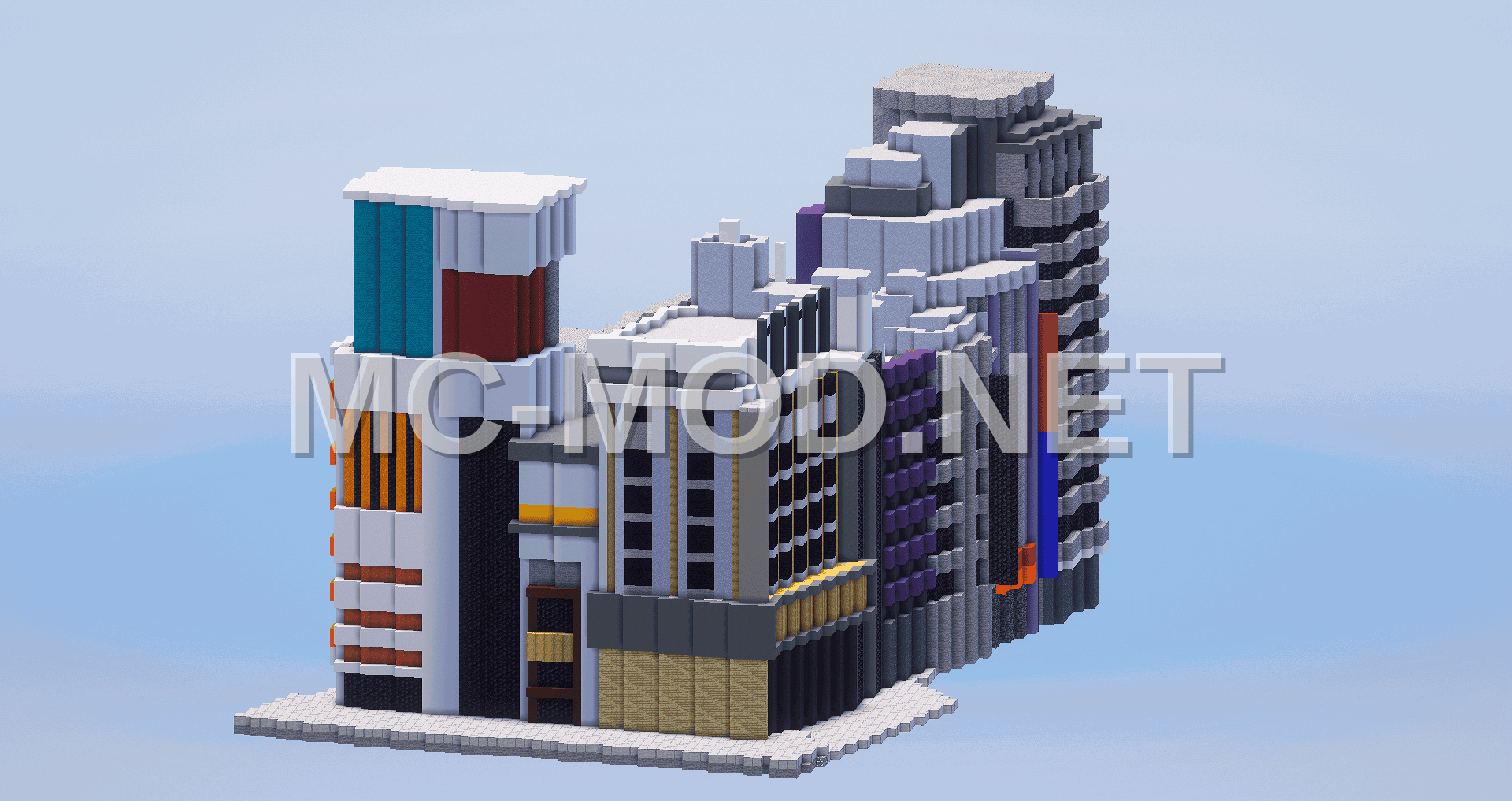 Modern City Apartment Building