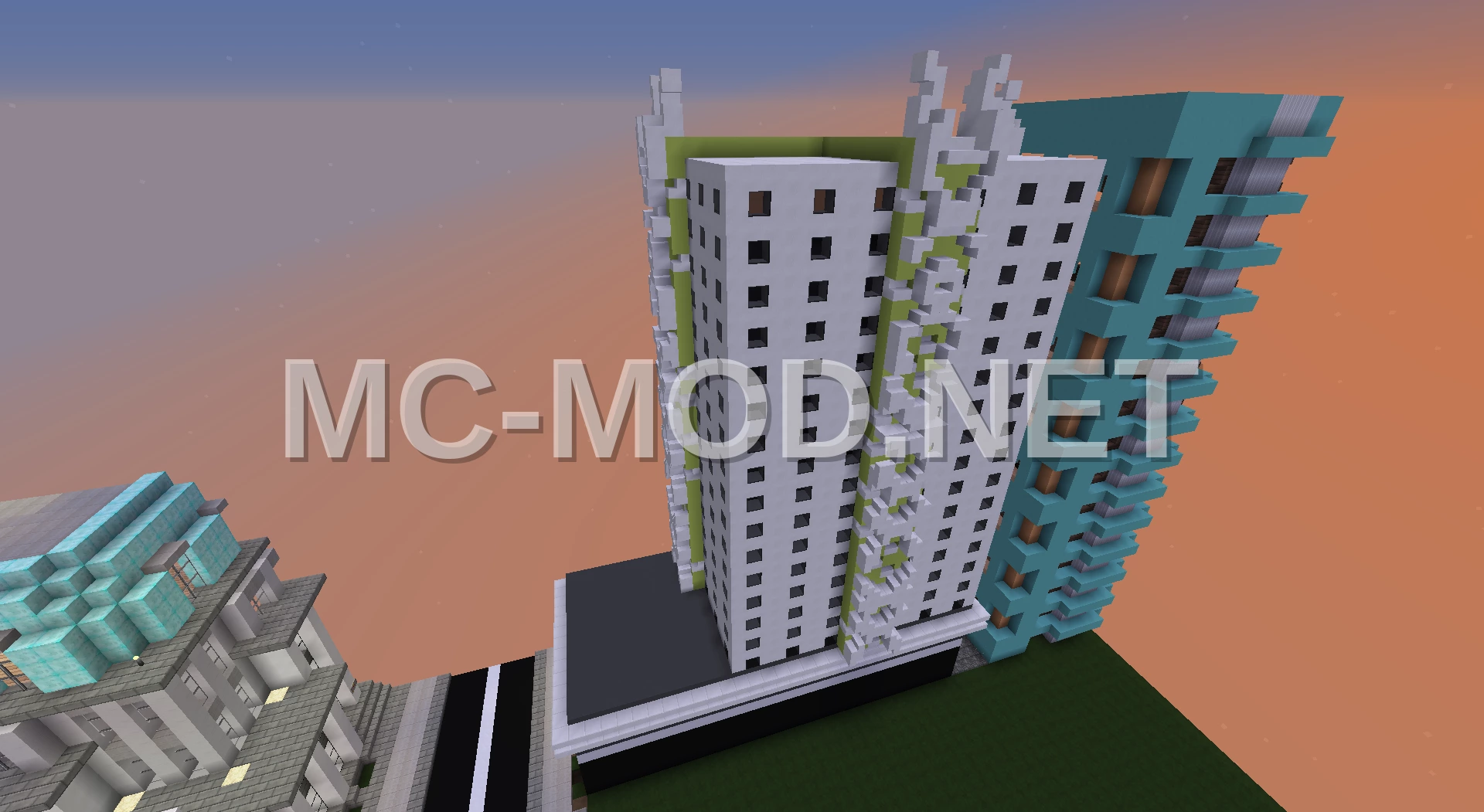 Modern Quartz City Tower