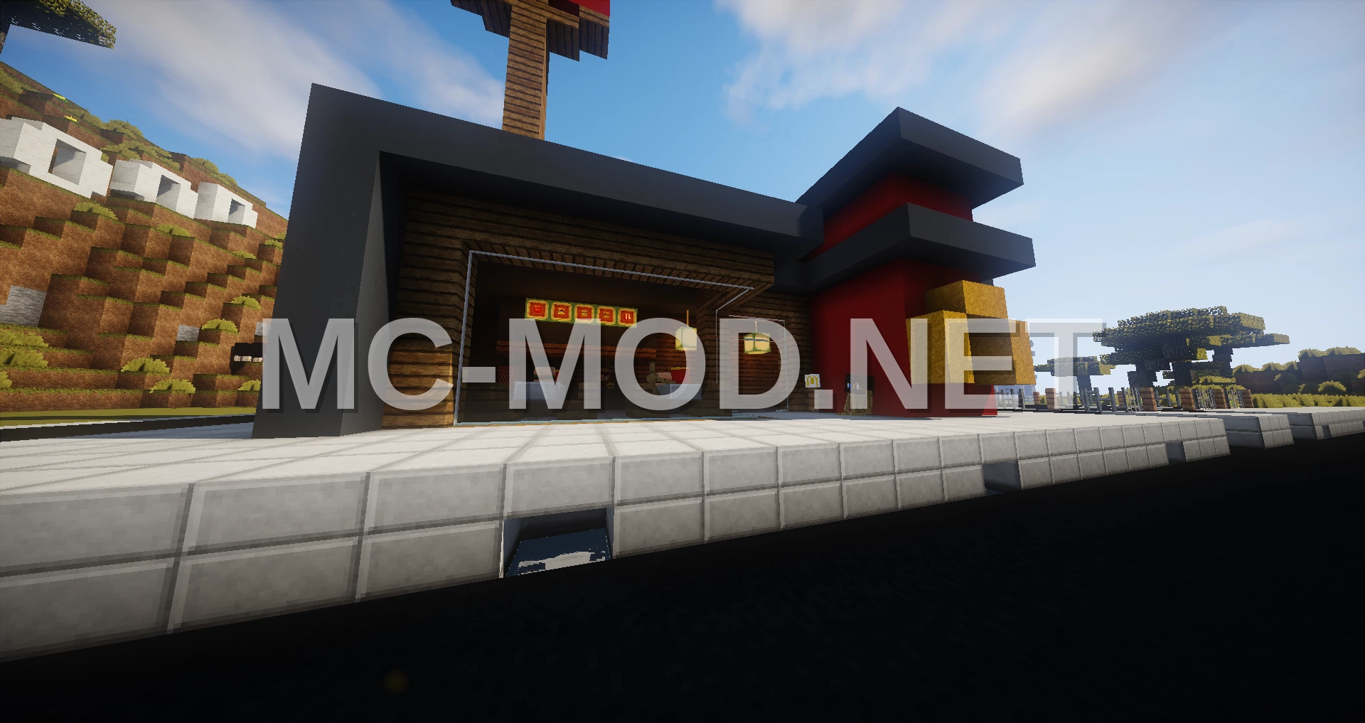 Modern Fast Food Restaurant