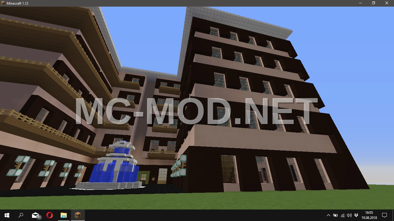 Modern Four-Story Hotel
