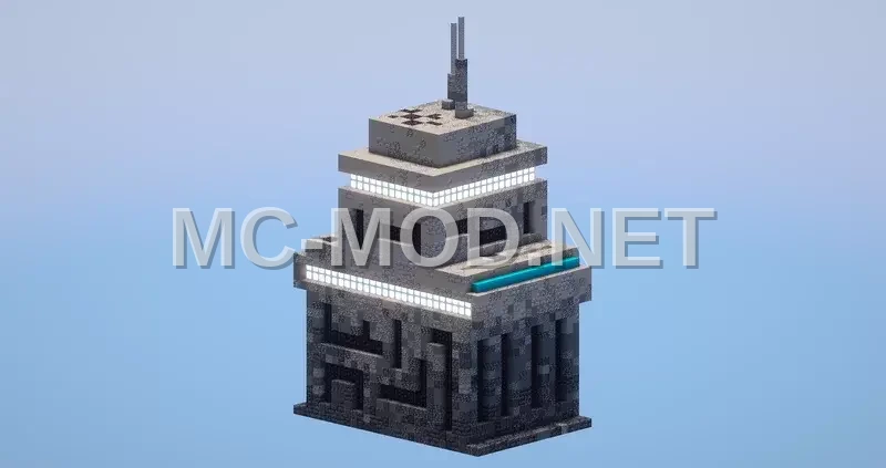 Modern Futuristic Sci Fi Building