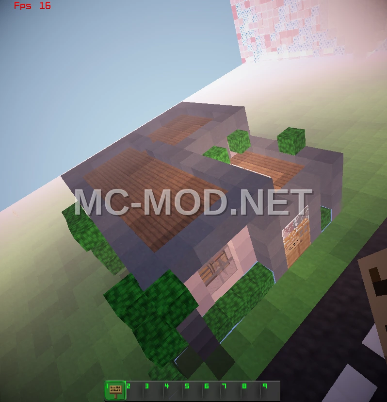 Modern Cyan Terracotta House