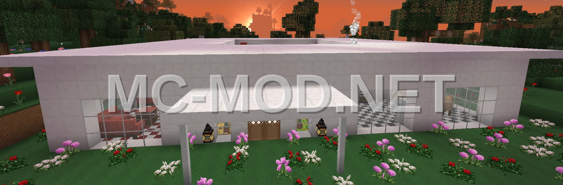 Modern Home With Central Pool