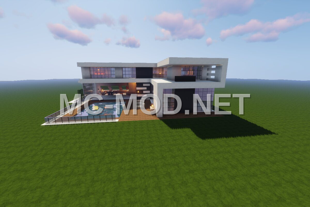 Modern Home With Pool
