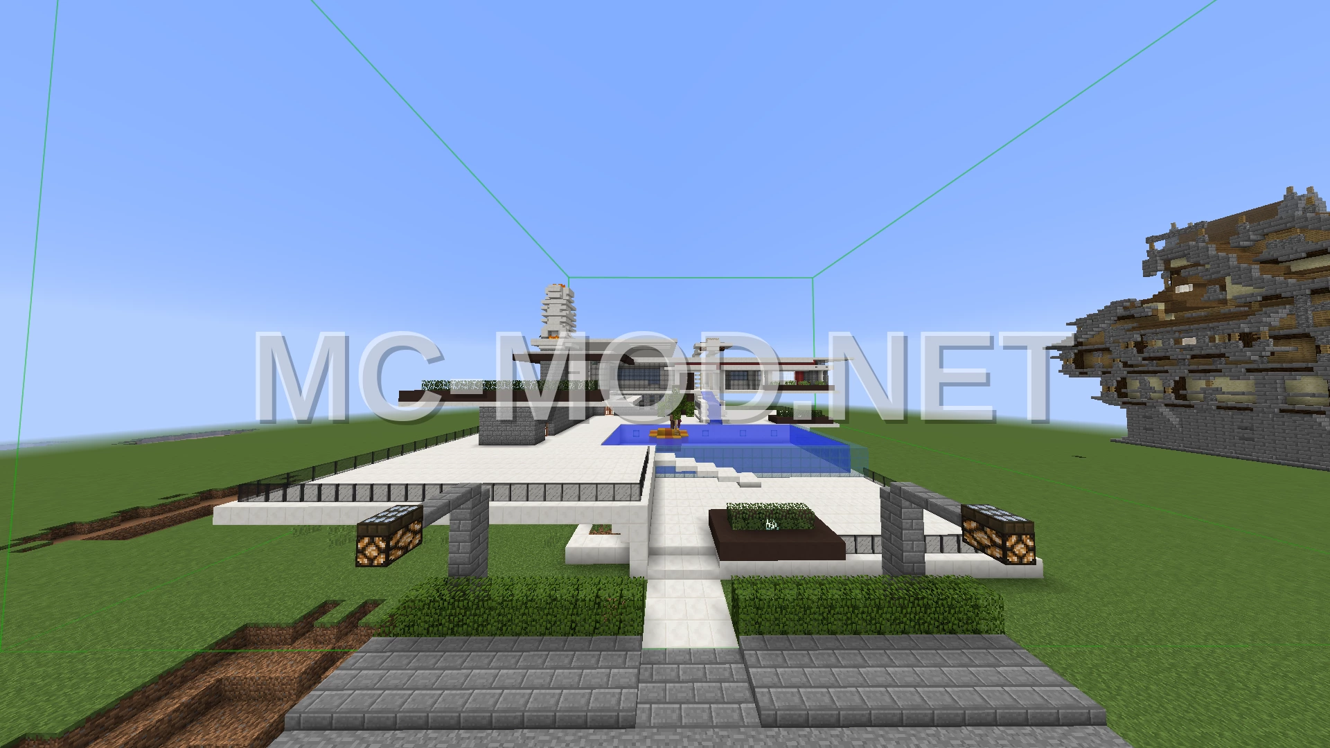 Modern House And Pool
