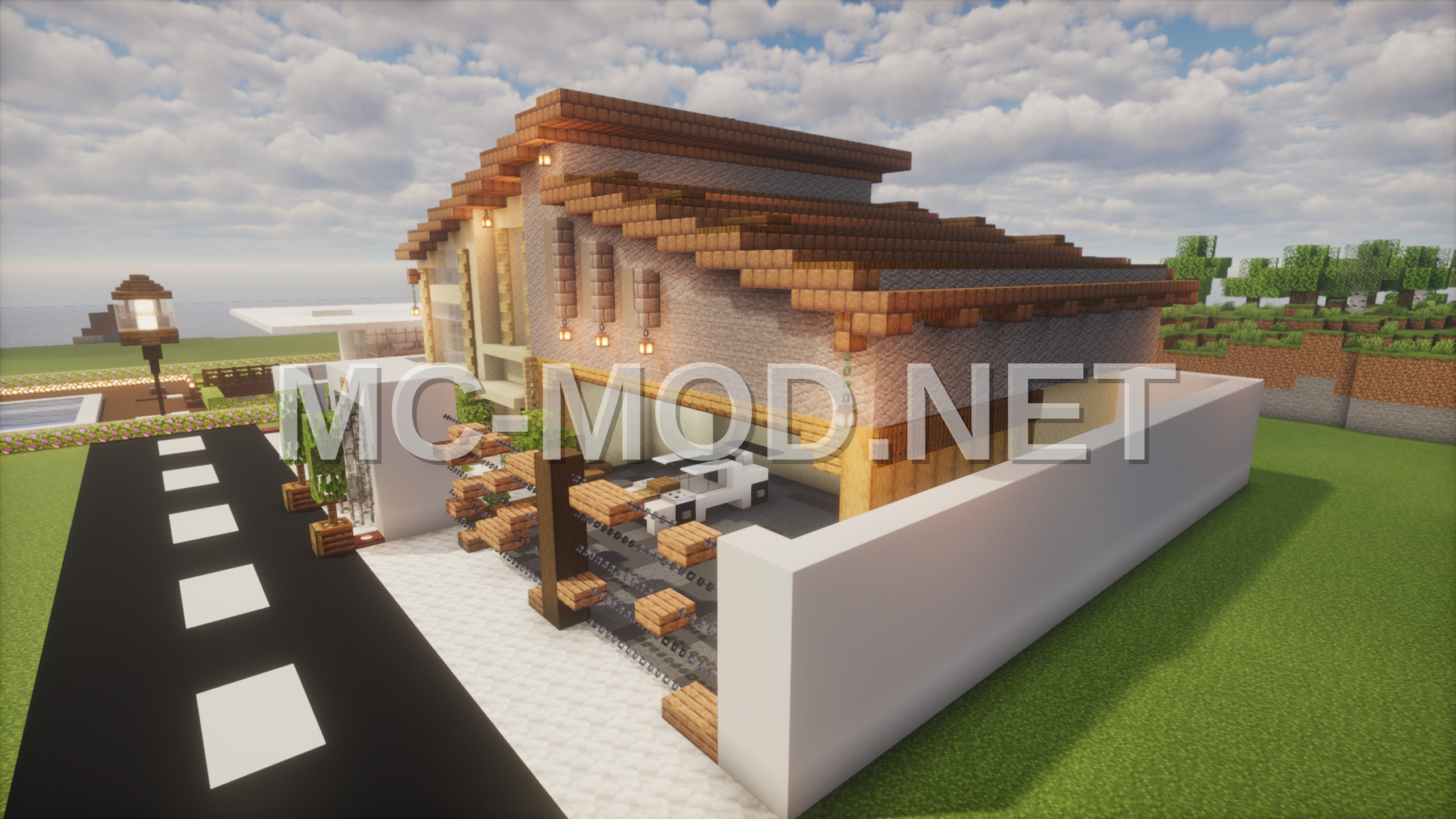 Modern Sandstone & Quartz House