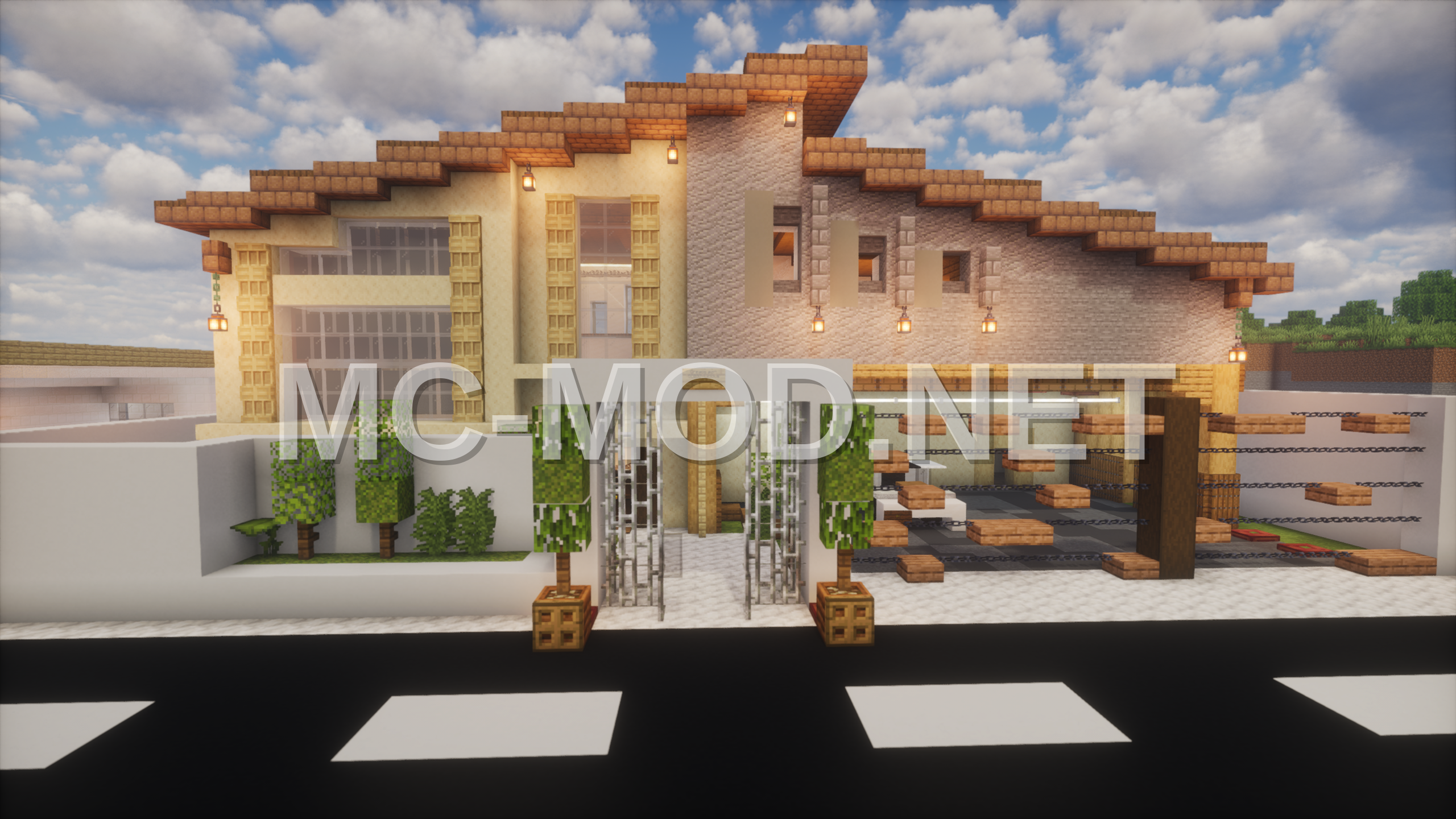 Modern Sandstone & Quartz House