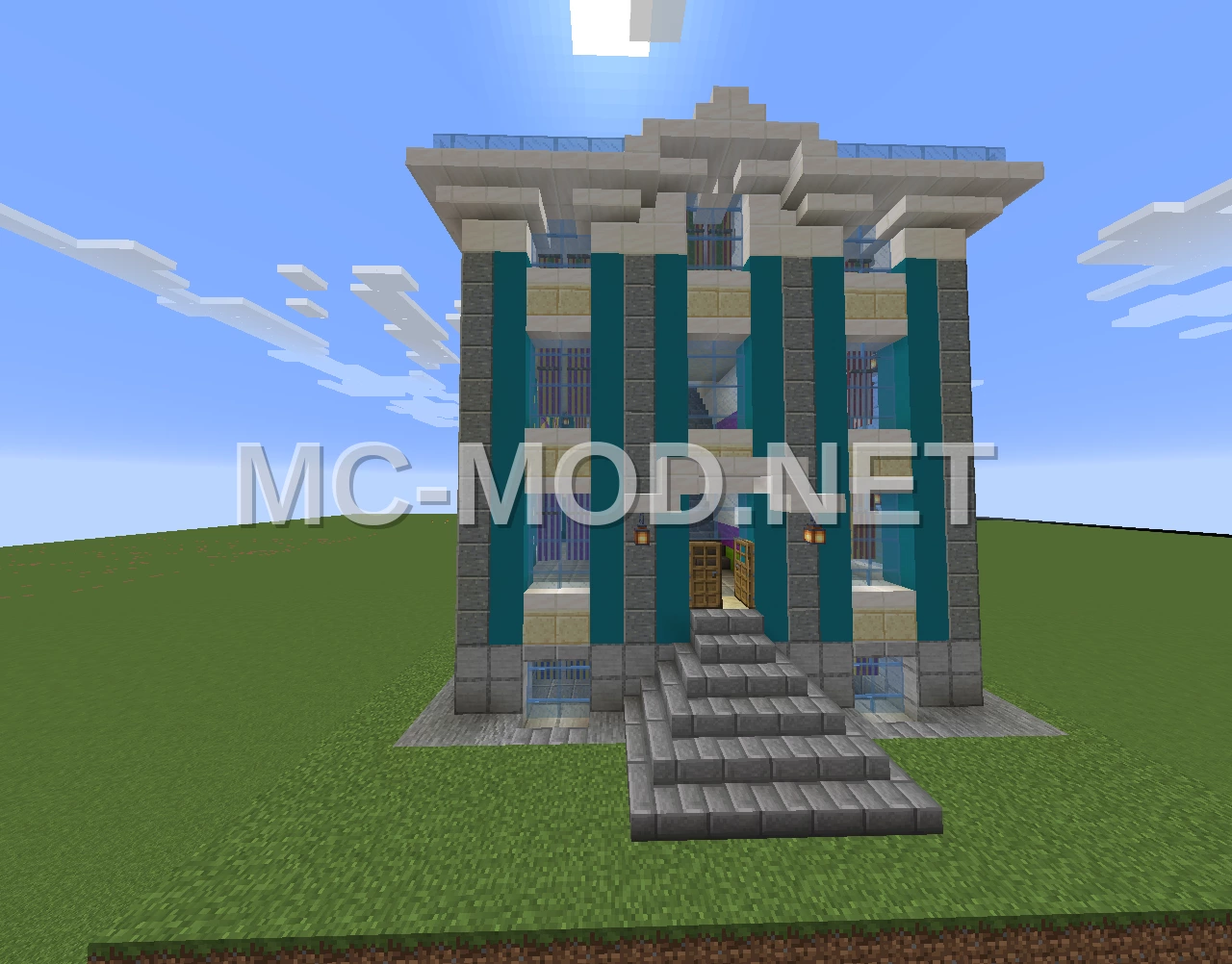 Modern Andesite And Sandstone House
