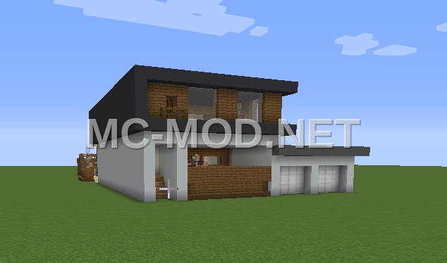 Modern House Design With Library