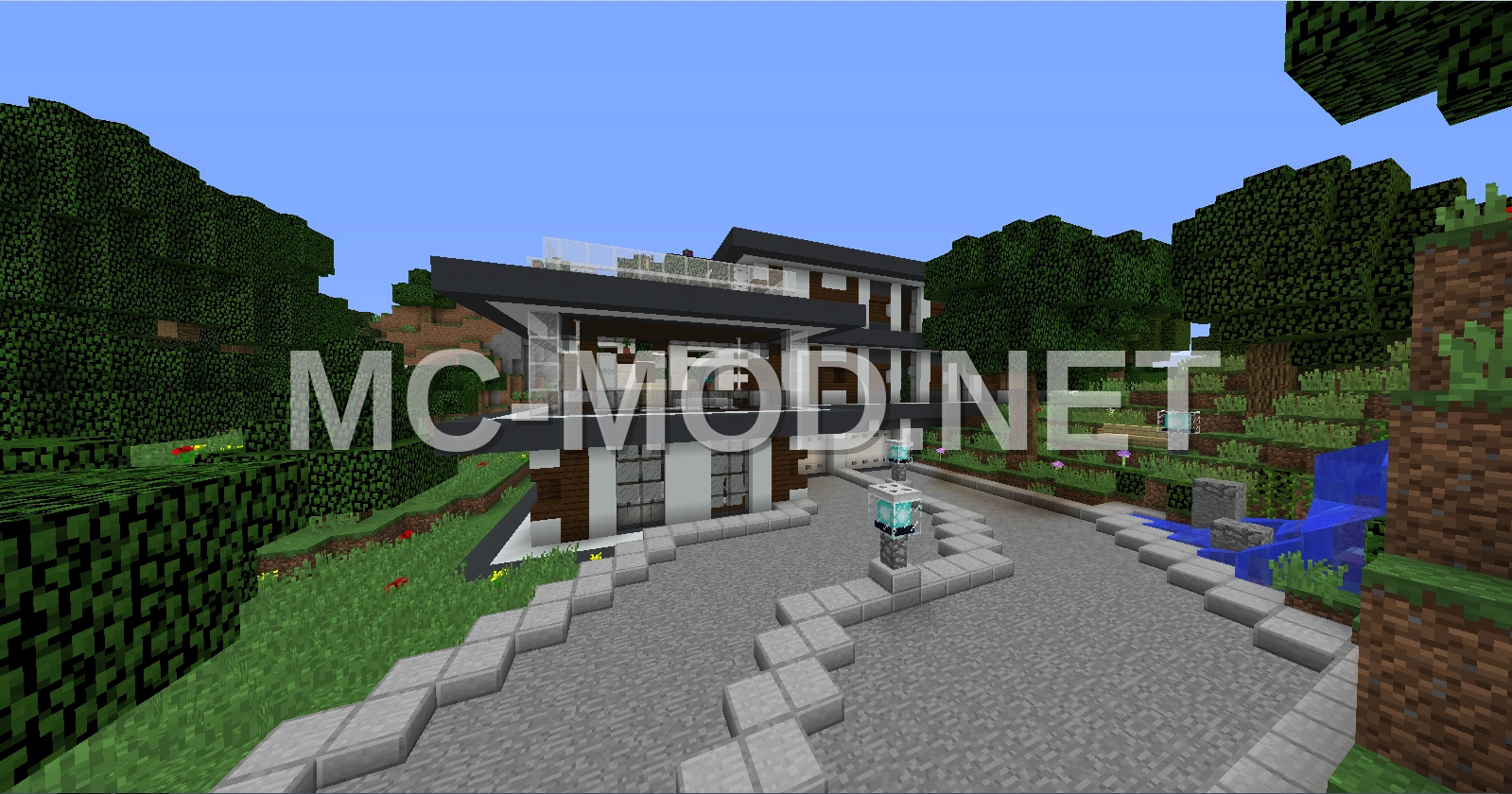 Modern House With Furnishings