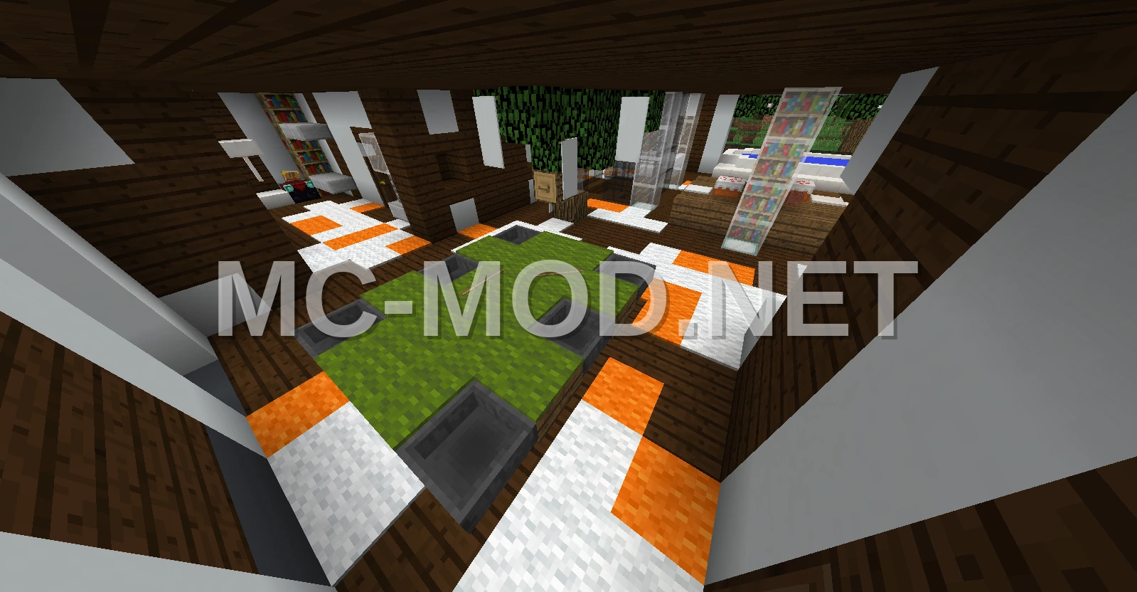 Modern House With Furnishings
