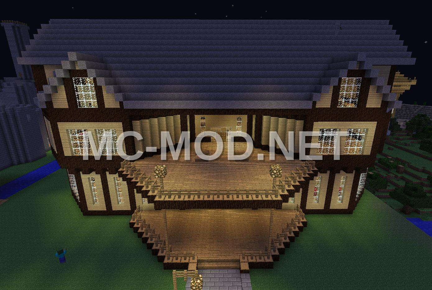 Modern Mansion with Fire Safety Upgrades