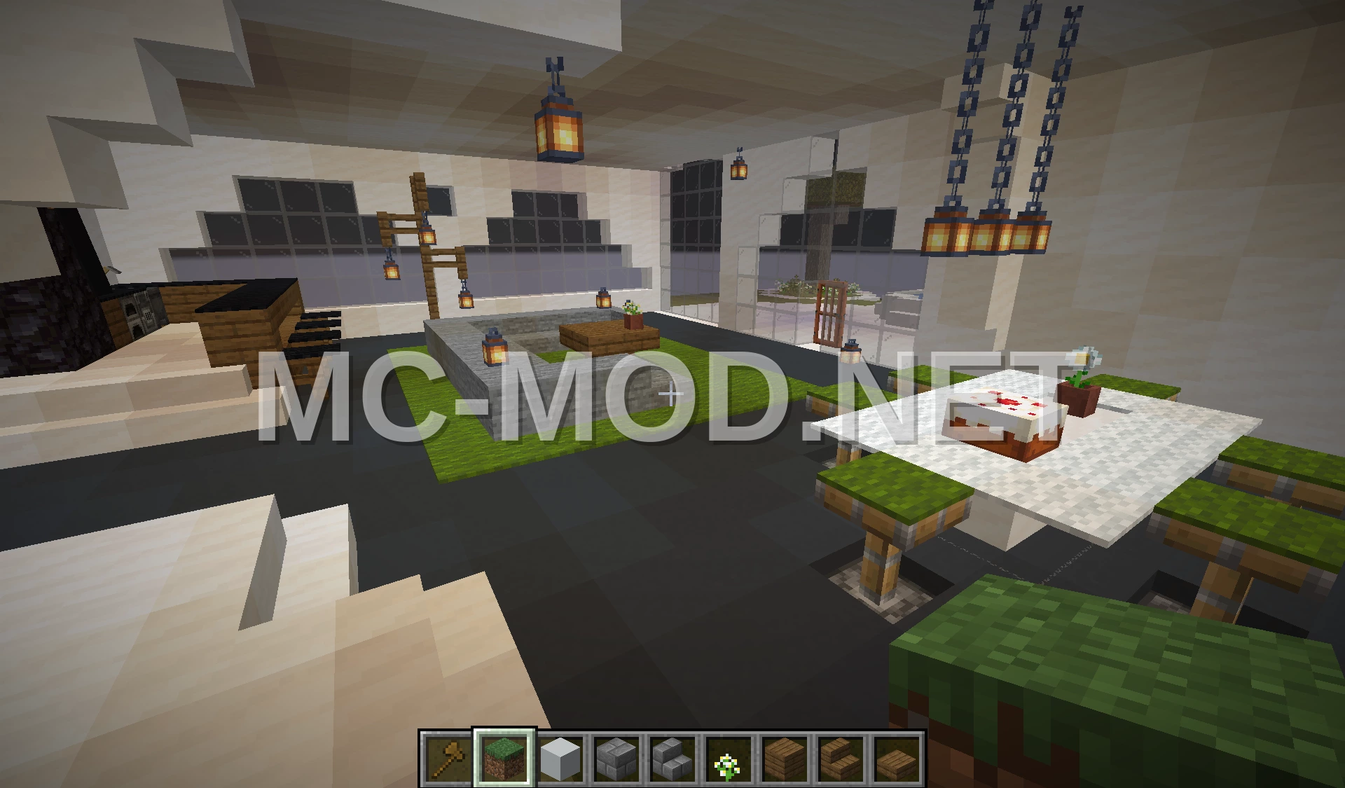 Modern Oriental House With Garden