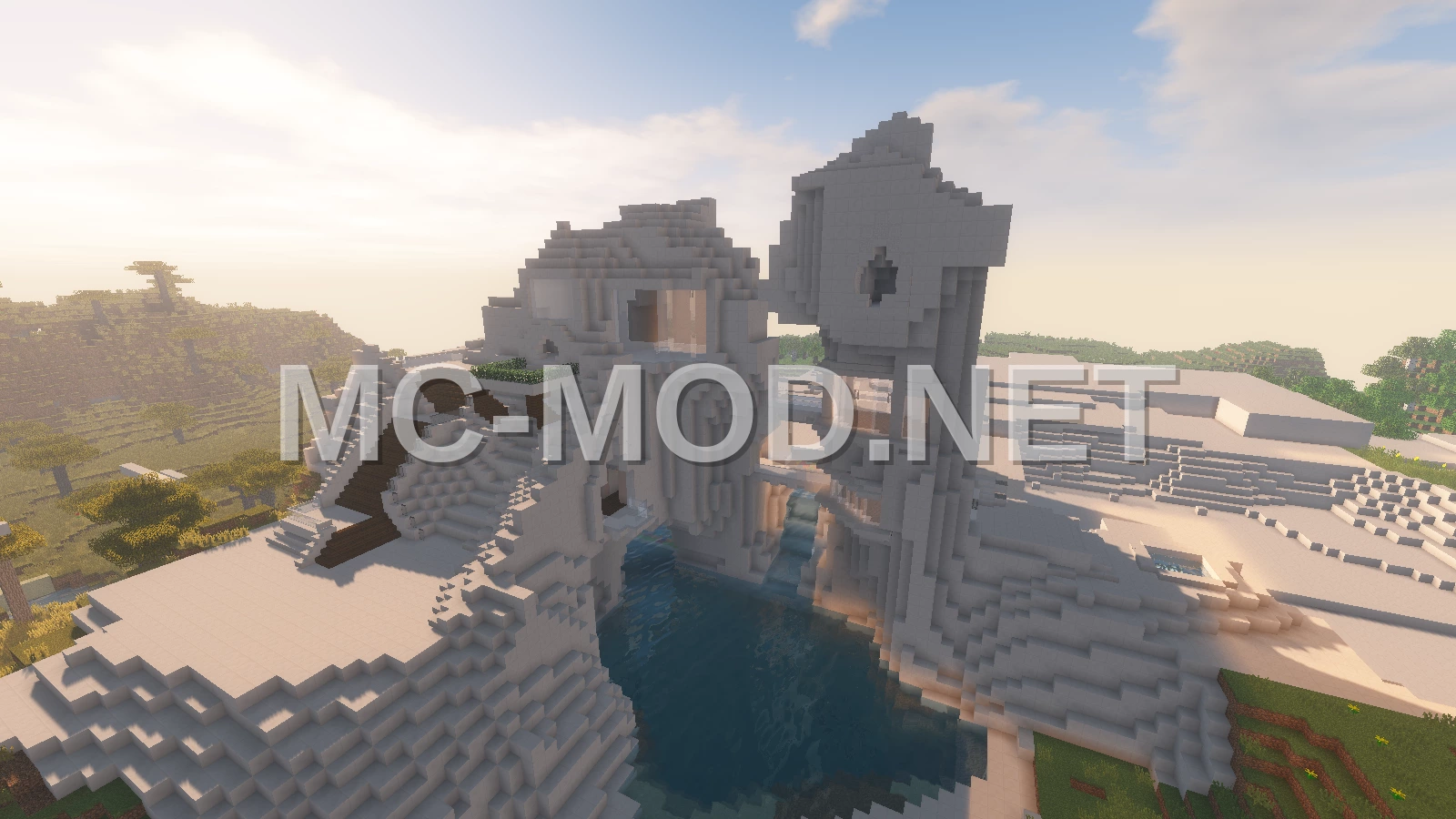 Massive Stone Castle Structure