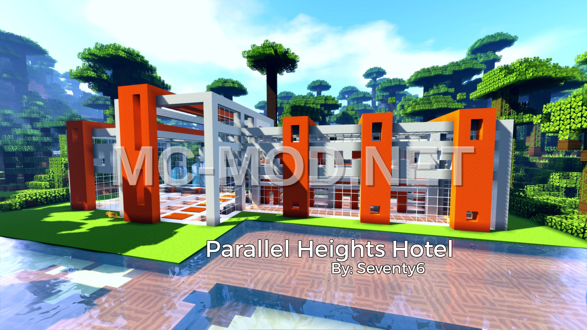 Modern Parallel Heights Hotel Building