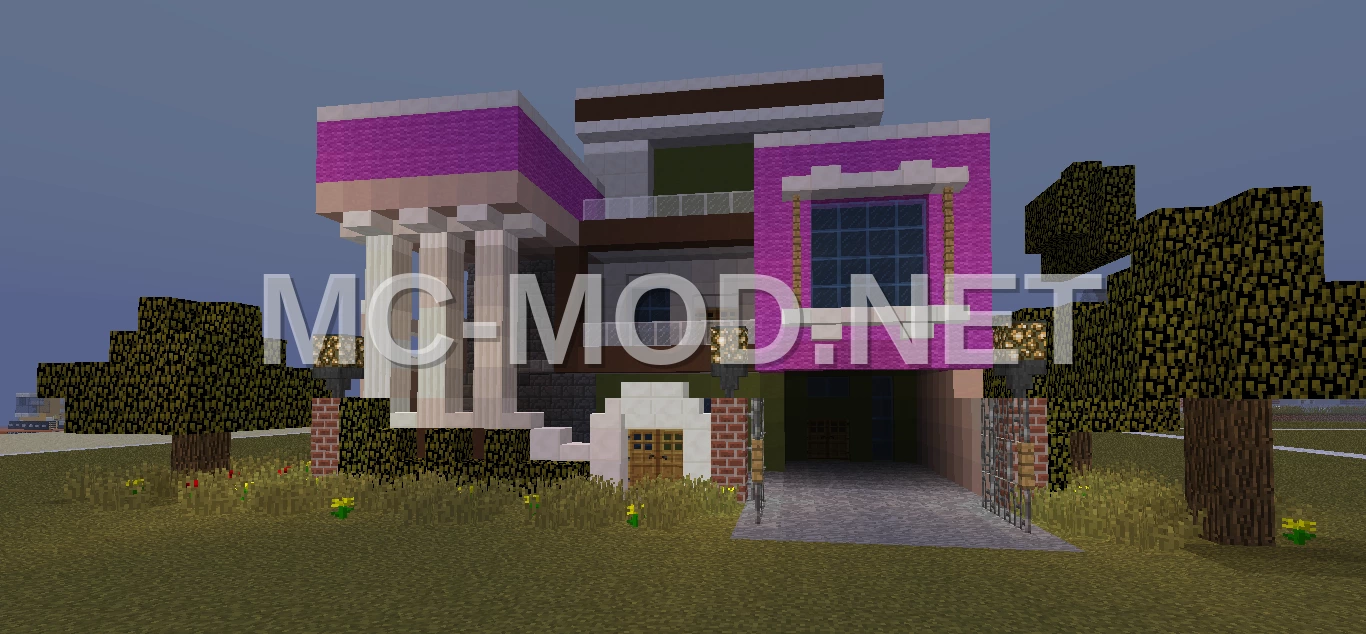 Modern Pink House