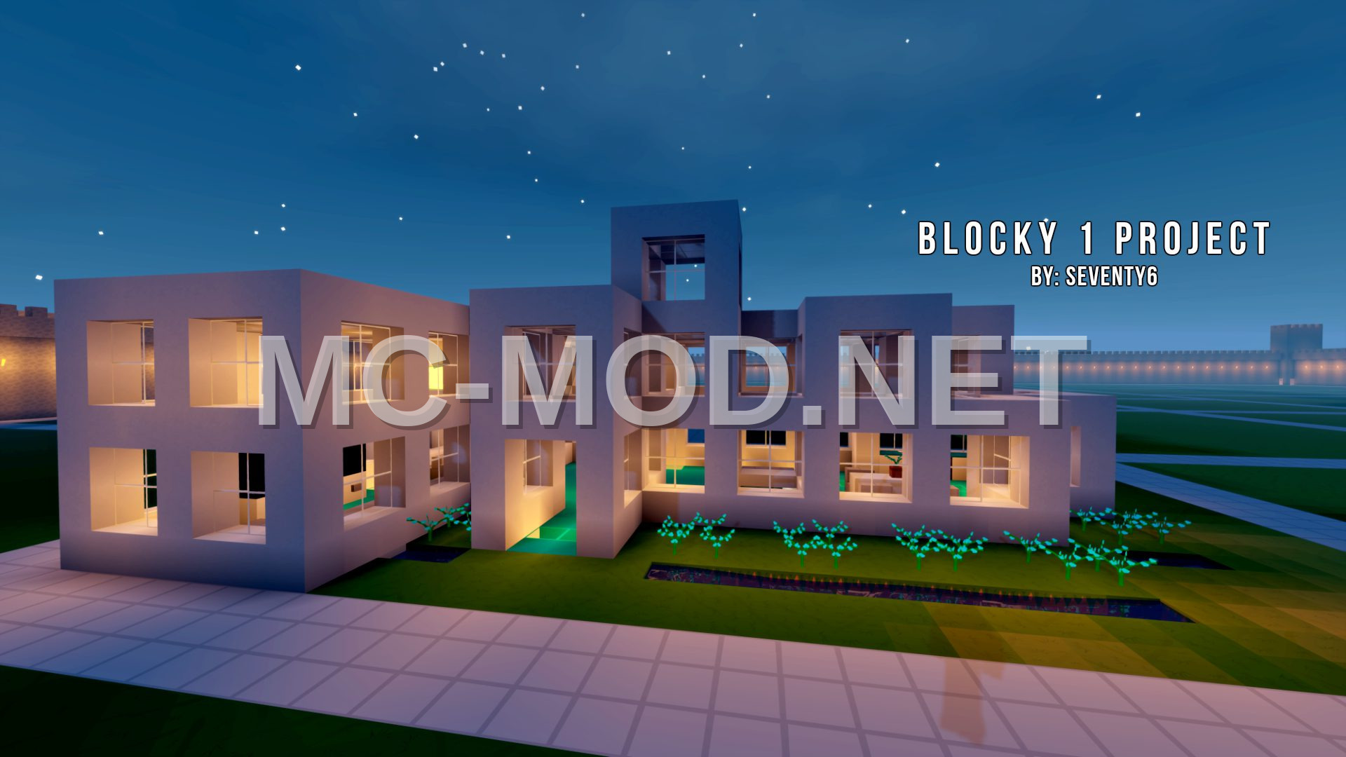 Modern Quartz Glass House