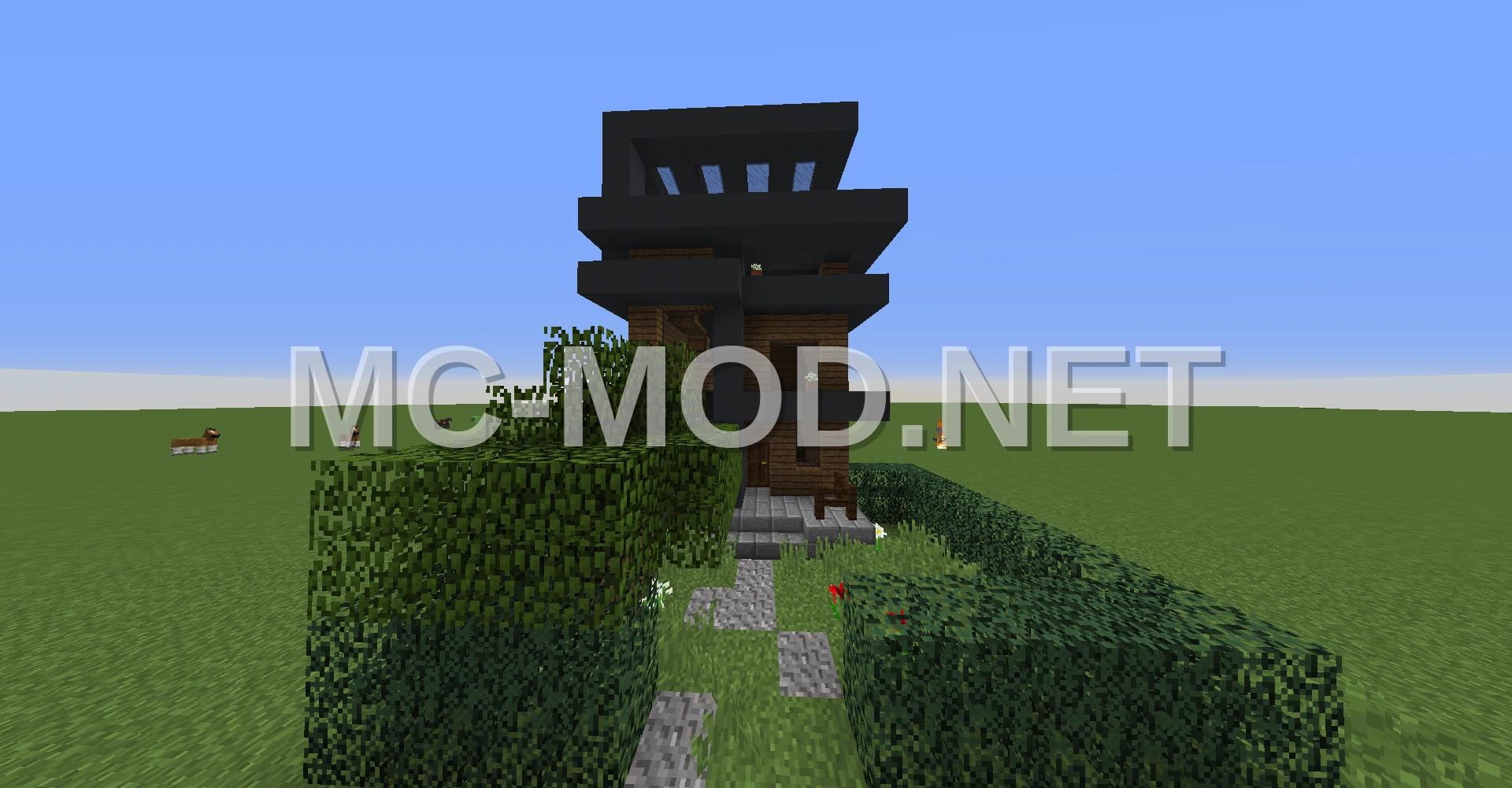 Modern Three Story Home With Furnishings