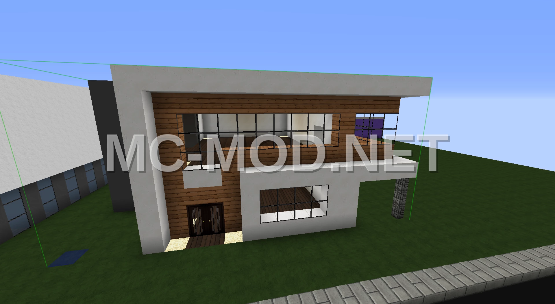 Modern Quartz And Dark Oak House